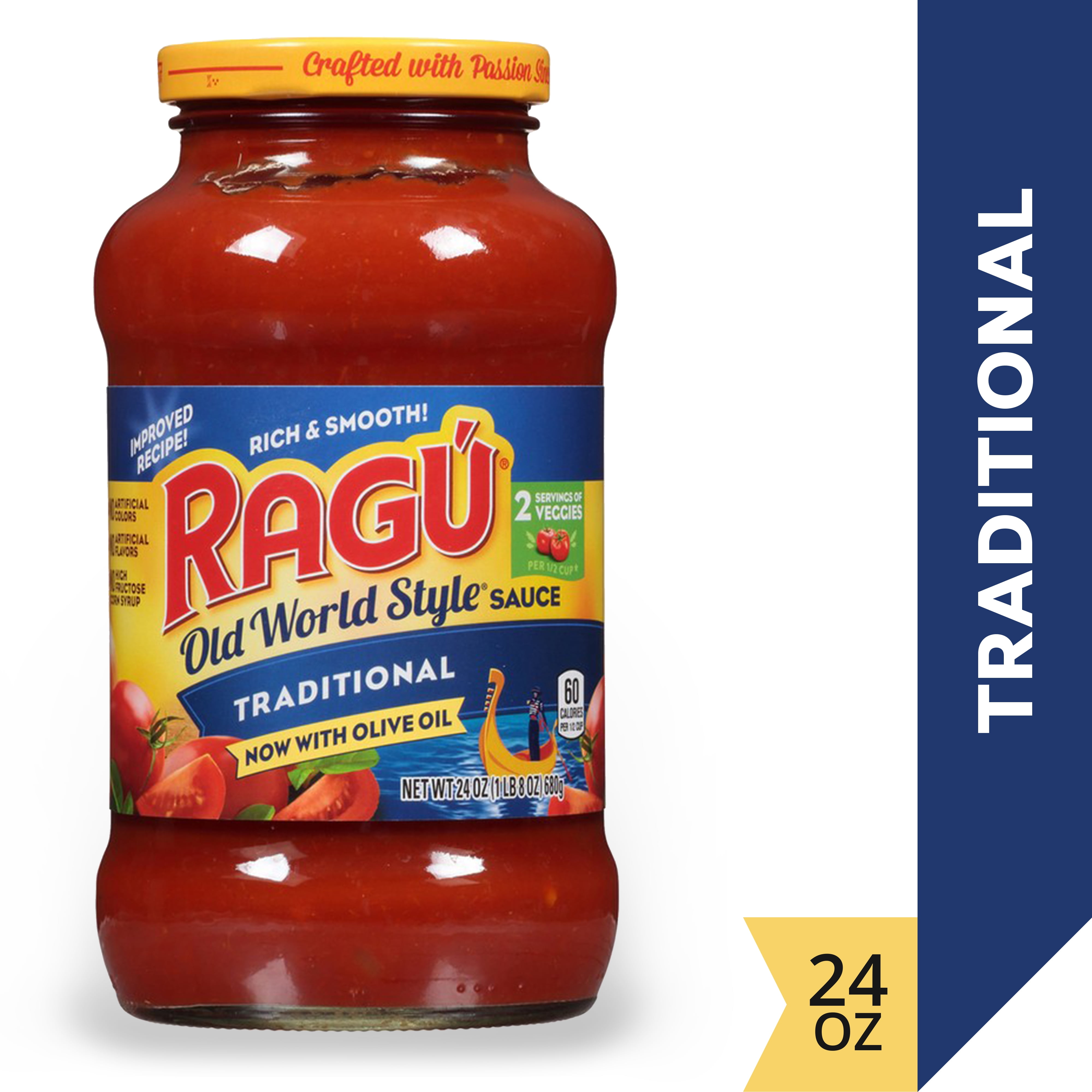 Ragu Old World Style Traditional Sauce 24 Oz Walmart Com