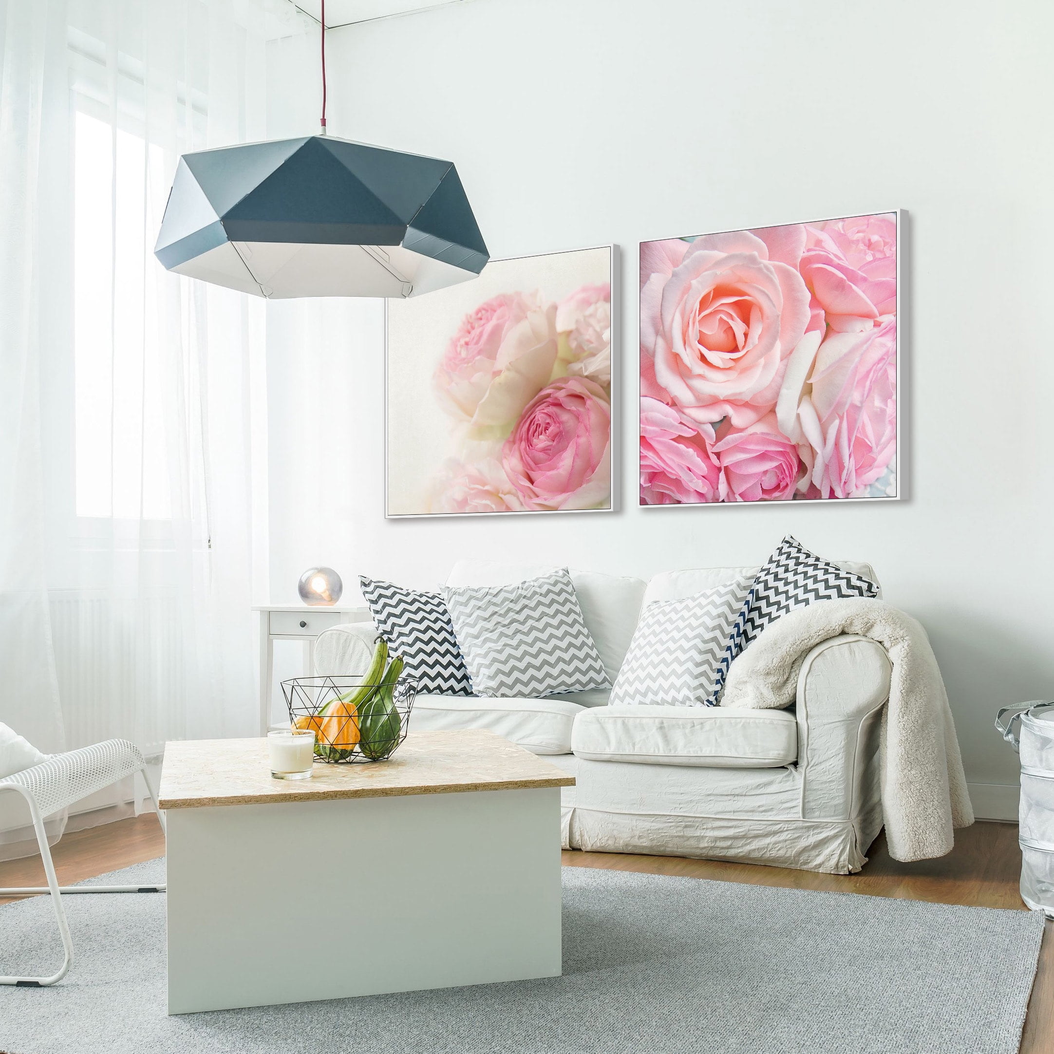 Rose Bunch Diptych