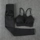 thumbnail image 1 of Conjuntos de gimnasio sin costuras, trajes deportivos para Fitness, ropa de mujer, mallas de botín de cintura alta, sujetador deportivo, ropa atlética para correr, conjunto de Yoga Tan Jianjun  unisex, 1 of 2