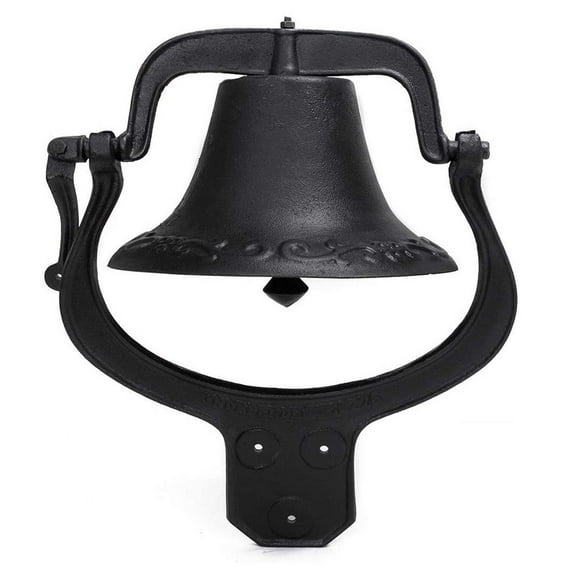 MYOYAY Cloche de Souper en Fonte Lourde de 14 Pieds' Grande Style Antique Vintage Cloche de Porte de Ferme pour Jardin Extérieur Cour Arrière Liberté Ferme Église École