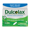 Dulcolax Laxative Suppositories (8 Ct) Fast, Gentle Relief