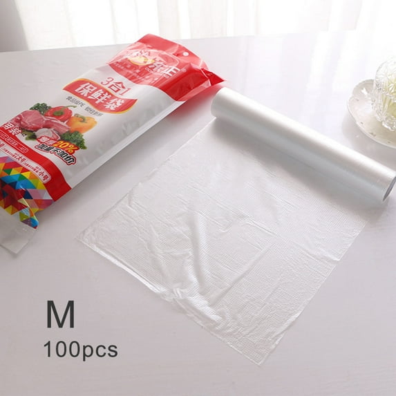 CreativeArrowy 1 Roll Thickened Saran Wrap Vacuum Sealer General Food Saver Plastic Bag Food Storage Preservation Bags Packaging Film