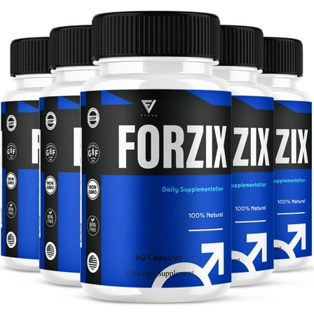 (5 Pack) Forzix Performance Supplement Forzicks Maximum Strength (300 Capsules)