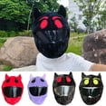 thumbnail image 2 of Helmet Protection Headgear Cover Cartoon Fluffy Plush For Motorcycle Set, 2 of 7