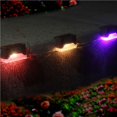 thumbnail image 3 of Luces De Paso Solares Para Exteriores Luz De Jardín Luz De Pared Luz De Jardín Luz De Barandilla A Prueba De Lluvia Con Interruptor De Luz Rgb Speravity HA016446-00, 3 of 7
