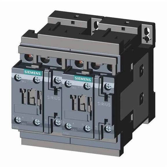 IEC Magnetic Contactor, 2NC/2NO, 110V-120V AC, 3 P, Reversing, Screw