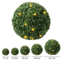 LED Artificial Plant Ball Topiary Tree Boxwood Home Outdoor Wedding Party Decoration