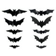 thumbnail image 2 of Dserhfy Halloween LED Bat Wall Stickers 3D Light Up Glowing Bat Stickers for Halloween Party Indoor Bedroom Wall Window Decor, 2 of 7