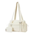 thumbnail image 1 of Bolsa de gimnasio de viaje con cartera pequeña extraíble para adultos, , fin de semana Beige, 1 of 8