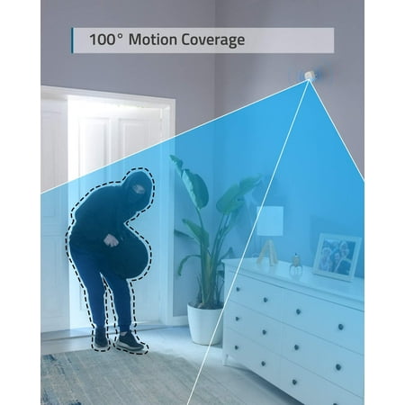 eufy Security - Smart Home Security Alarm Motion Sensor Add-on - White