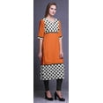 thumbnail image 3 of Bimba Printed Straight Kurtis For Women Panel Kurta Summer Tunic, 3 of 5