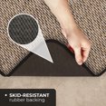 thumbnail image 4 of Skid-resistant Carpet Runner - Black Ripple - 10 Ft. X 48 In. - Many Other Sizes to Choose From, 4 of 6