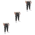 thumbnail image 2 of Pantalones de hombre Qarigey lavables con cordón cintura media para viajes en casa pantalón largo, 2 of 6