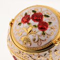 thumbnail image 4 of KLKCMS Boîte de Rangement pour Bijoux Vintage Collier Bracelet - Rose Dorée, 4 of 9