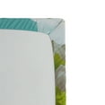 thumbnail image 3 of Ambesonne Tropical Fitted Sheet, Palm Trees and Rocks, Queen Size, Aqua Green, 3 of 3
