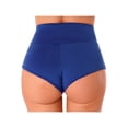 thumbnail image 2 of Haitryli Womens Yoga Shorts Hot Pants Butt Lifting Shorts Leggings High Waist Rave Party Dance Shorts Royal Blue XL, 2 of 7