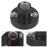 OUNONA E10 Light Bulb Socket Holder Black Plastic for Home Indoor Outdoor Lighting Solutions 10 Pieces
