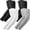 2 Pairs Black, 1 Pair White, 1 Pair Gray, variant on 4 Pairs Cooling UV Protection Arm Sleeves, Stretch Breathable Compression Sports Arm Guards