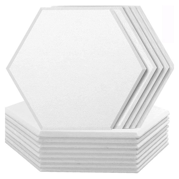 Soundproofing Panels Hexagon Acoustic Acoustic Panels for Acoustic Treatment,Beveled Edge Tiles for Bass Insulation