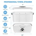 thumbnail image 3 of EasyinBeauty Portable Hot Towel Warmer for Facials - 5L Steamer Holds 16 Towels, Quick Heating in 1-5 Mins, Auto Off Timer, Foldable for Spa, Barber, Manicures, Massage, 3 of 7