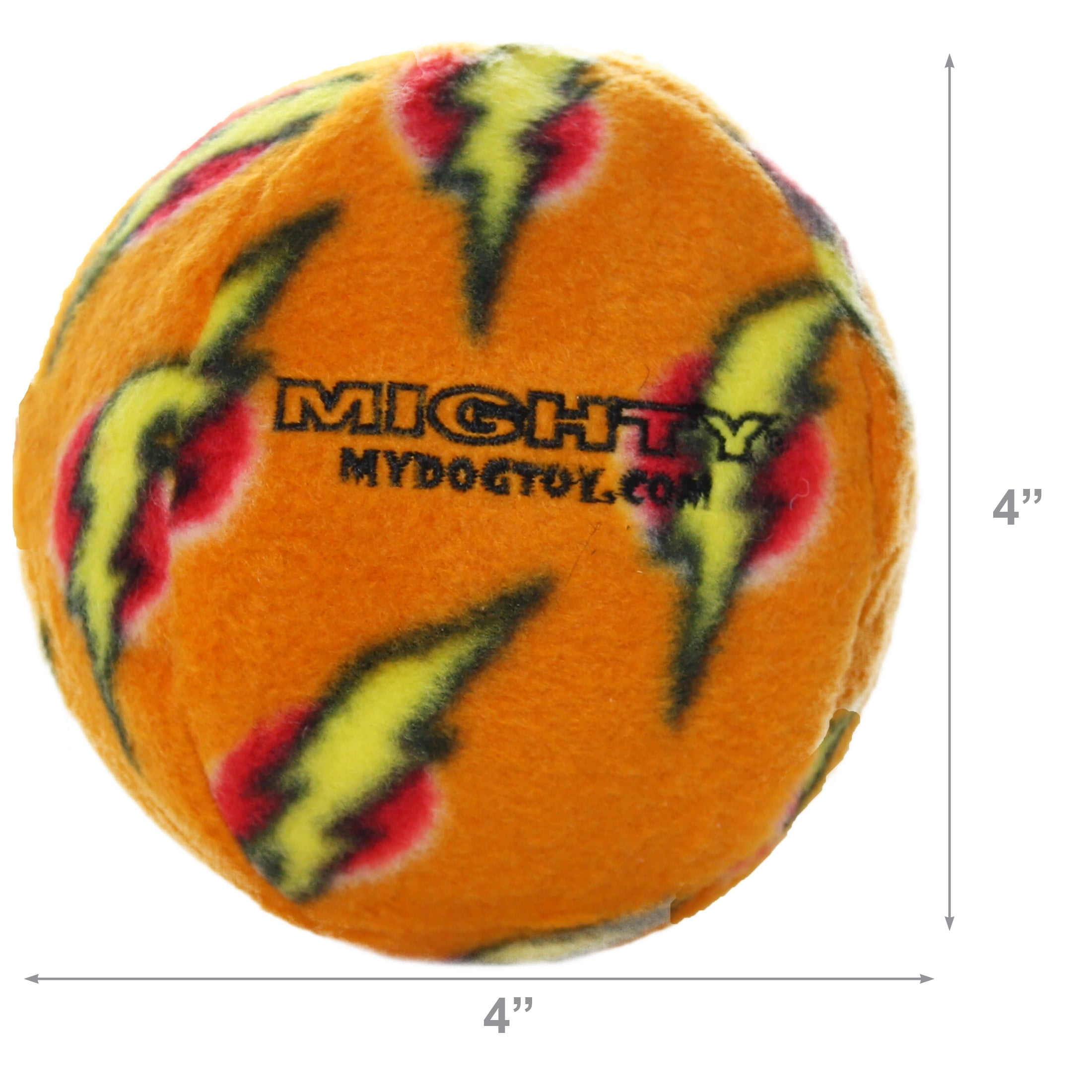 Mighty Ball Medium Orange, 2-Pack Dog Toys