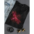 thumbnail image 3 of Neon Dragonfly Shaped T-Shirt Women -Image by Shutterstock, Female 3X-Large, 3 of 4