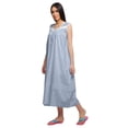 thumbnail image 4 of Moomaya Printed Round Neck Nursing Sleepwear For Women Cotton Night Gown, 4 of 6