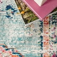 thumbnail image 2 of JONATHAN Y CALIFORNIA VINTAGE 8 x 10 Area Rug, Andalus Vintage Medallion - Coral/Ivory, CAV102A-8, 2 of 10