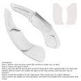 thumbnail image 4 of Steering Wheel Paddle Shifter For Ford Mondeo Edge Taurus 13-20 Aluminium Silver, 4 of 13