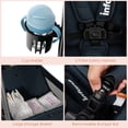 thumbnail image 2 of INFANS 2 in 1 High Landscape Convertible Baby Stroller, Newborn Reversible Bassinet Pram, Foldable Pushchair with Adjustable Canopy, Aluminum Structure, 5-Point Harness for Infant Toddler, 2 of 9