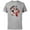 Athletic Heather, variant on Disney Minnie Mouse Sports Soccer Kickin’ It 100% Football - Short Sleeve Cotton T-Shirt for Adults - Customized-Athletic Heather