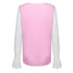 thumbnail image 5 of Mujeres Casual encaje manga larga Patchwork cuello en V pulóver Color sólido blusa camiseta Tops Pompotops  gfhjh21771, 5 of 7