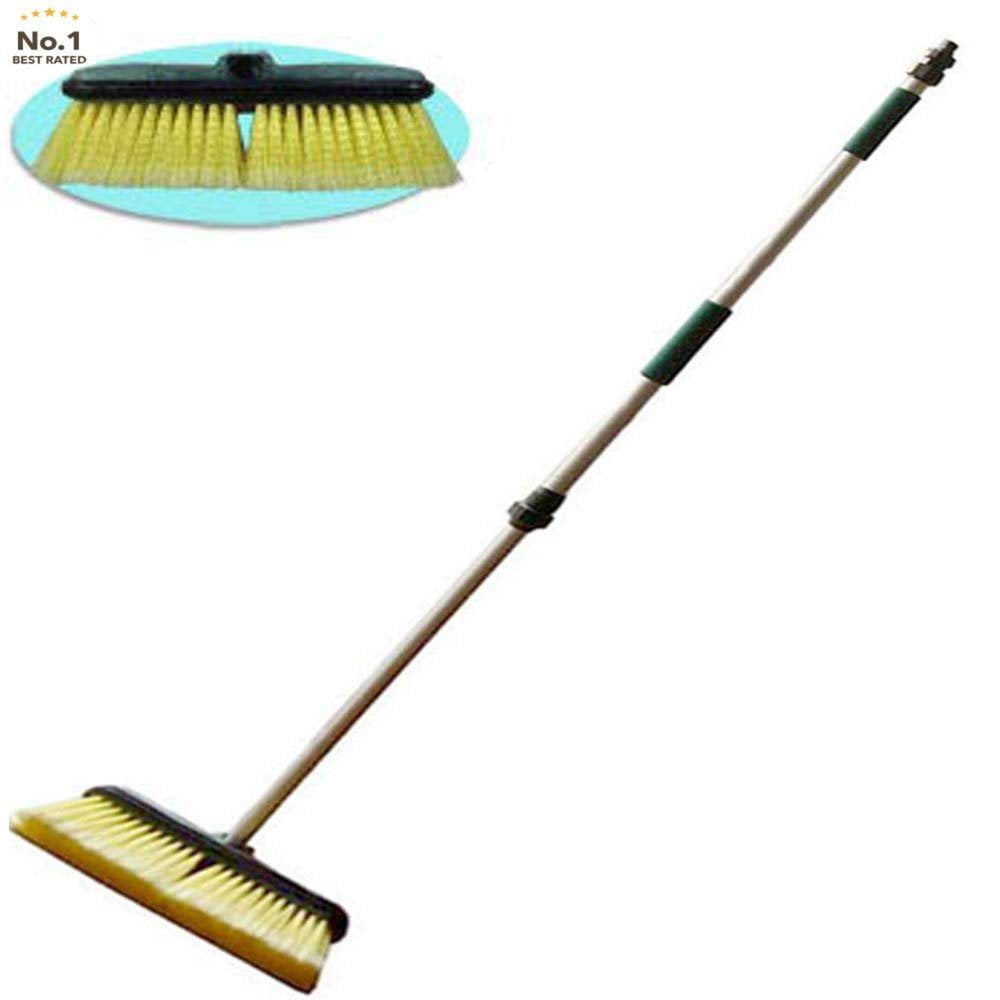 Super Duty Professional Car Van Truck Suv Wash Brush Scrub Head with 72" Aluminum Handle for