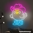 thumbnail image 5 of Handmadetneonsign Cowboy Chicken Neon Sign, Cowboy Led Light, Chicken Wall Art Decor, Home Wall Decor 53603, 5 of 5