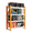 Orange&White, variant on JHYKFG 24''W 5-Tier Garage Storage Shelves, Heavy Duty Garage Shelving with Adjustable Shelves, Metal Shelving Unit for Garage, Warehouse, Pantry, Black, 23.6" W x 15.7" D x 63" H
