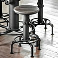 thumbnail image 3 of Furniture of America Zina Metal Counter Height Stool in Antique Black (Set of 2), 3 of 5