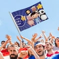 thumbnail image 4 of Snoopy Bandera impresa con temática, regalo perfecto para fanáticos, amigos y familiares, y adecuada para actividades al aire libre e interiores, decoraciones de fiesta. 90 cm × 150 cm., 4 of 6