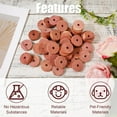 thumbnail image 5 of Vongem Cedar Wood Moth Repellent, 100% Natural Anti Moth Repellent Cedar Blocks Clothes Protection, Storage Accessories Cedar Rings Wardrobes Drawers Freshener Chemical-Free Rings for Hanger 50 Pack, 5 of 8