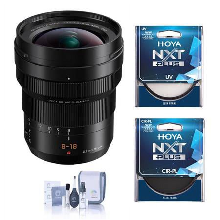 UPC: 0192223195271 | Lumix G Leica DG Vario-Elmarit 8-18mm f/2.8-4 Aspherical Lens for Micro Four Thirds  Bundle with Hoya 67mm UV+CPL Filter Kit and Cleaning Kit