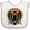 White and Pink, variant on Inktastic Skateboard Retro Skateboarding Boys or Girls Baby Bib