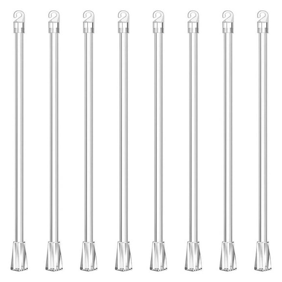 43cm Blind Wand Replacement with Handle and Hooks for Curtain Blinds Control