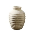 thumbnail image 3 of ToyKingdee Ceramic Vase Neutral Decorative Vase for Farmhouse, Boho, or Rustic Home Decor Pottery Vases for Pampas Grass Living Room Bedroom, 3 of 4
