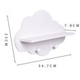 thumbnail image 4 of Organisateur de Rangement Mural en Forme de Nuage Créatif en PVC, 4 of 4