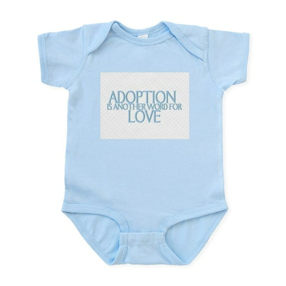 CafePress - ADOPTION IS ANOTHER WORD FOR Infant Creeper - Baby Light Bodysuit, Size Newborn - 24 Months