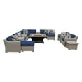 thumbnail image 5 of TK Classics Coast 17 Piece Wicker Patio Furniture Set with Fire Pit Table, 5 of 11