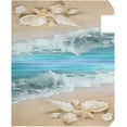 thumbnail image 4 of Beach Ocean Starfish Mailbox Cover Seashell Sea Summer Mailbox Covers Magnetic Blue Sky Mailbox Wraps Post Letter Box Cover Garden Decorations Standard Size 18" X 21", 4 of 5