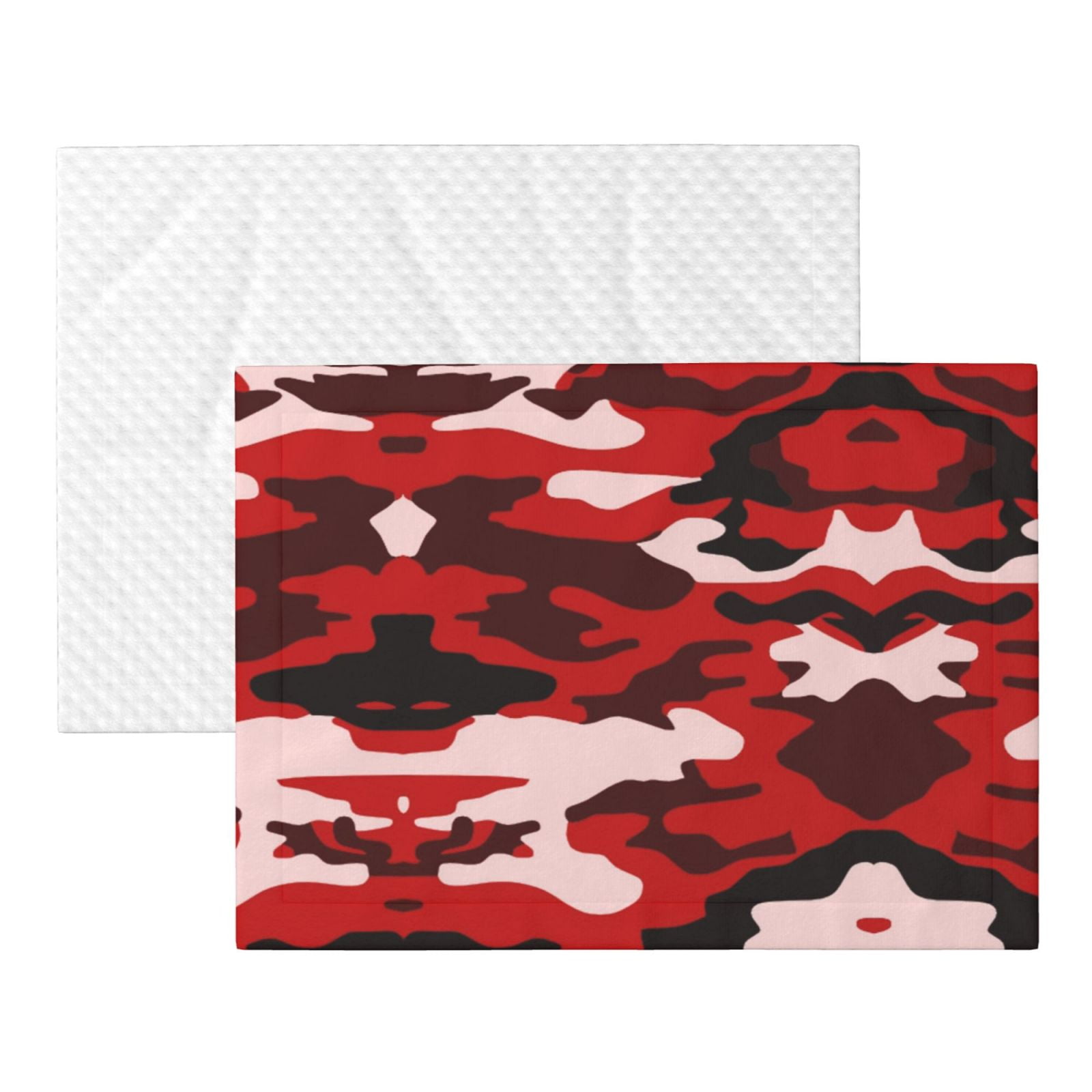 Red Camouflage Dog Blanket Soft Warm Flannel Cat Blanket Great Pet Throw for Cats Puppy Small Medium Large Dog