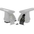 thumbnail image 1 of Rhino-Rack USA Roof Rack Mounting Kit Hardware DK517 For Rhino Rack 2500 Two Bar Roof Rack Systems; With Four Santoprene Pads/Four Black Metal Clamps, 1 of 1