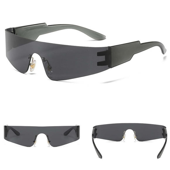 Glasses Unisex Rimless Punk Style Sunglasses Tile Design Fashion Eye Colorful Eyewear for Everyday Wear