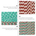 thumbnail image 5 of Minkissy 150 Pcs Fournitures de Fête Rayées Rouges en Feuille d'Or Chocolat Lait, 5 of 5